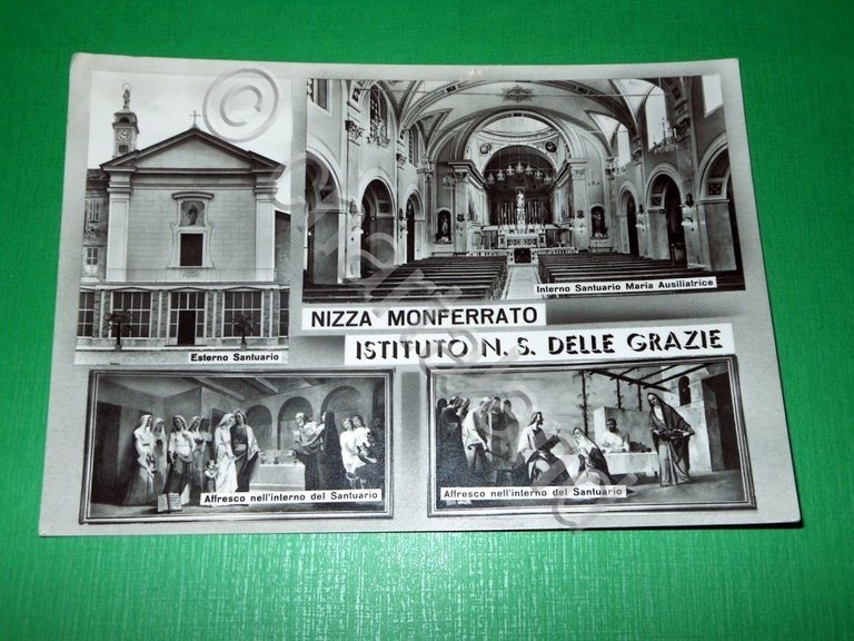 Cartolina Nizza Monferrato ( Asti ) - Istituto N. S. …