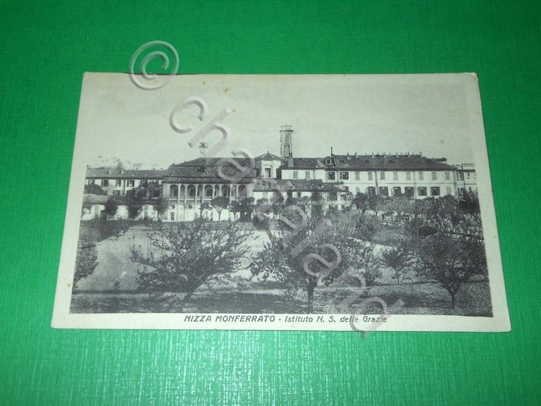 Cartolina Nizza Monferrato (Asti) - Istituto N. S. delle Grazie …