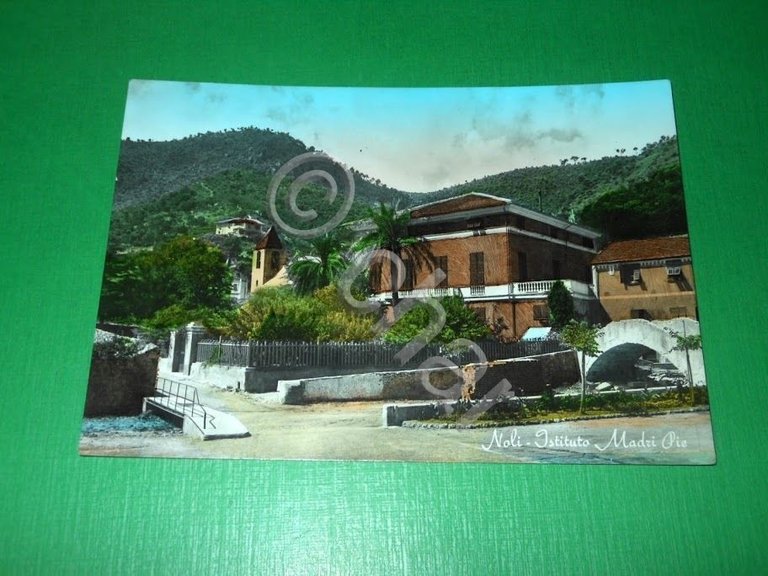 Cartolina Noli - Istituto Madri Pie 1957