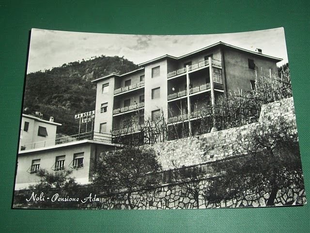 Cartolina Noli - Pensione Ada 1959.