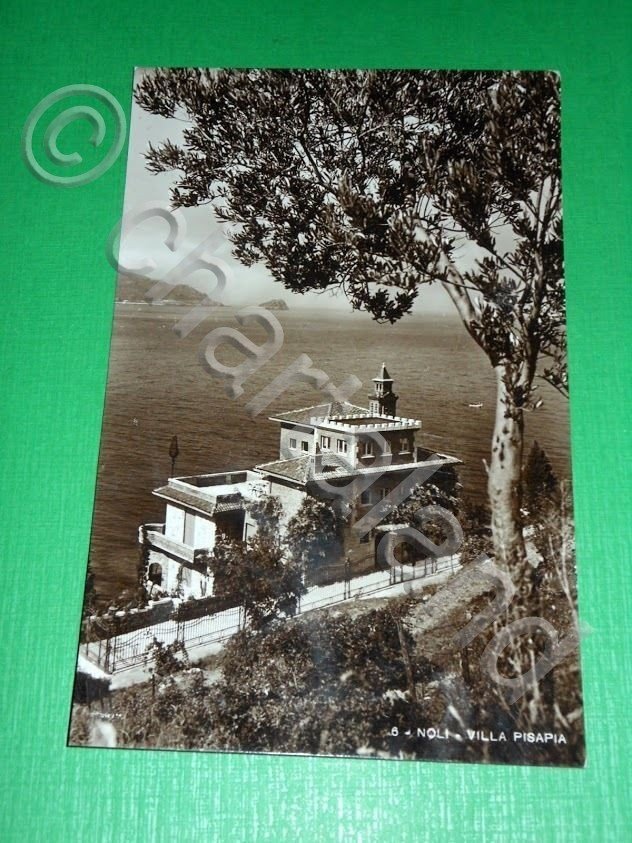 Cartolina Noli - Villa Pisapia 1942.