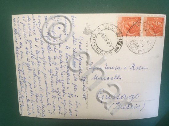 Cartolina Nova Levante - Dolomiti - All. Angelo - 1955