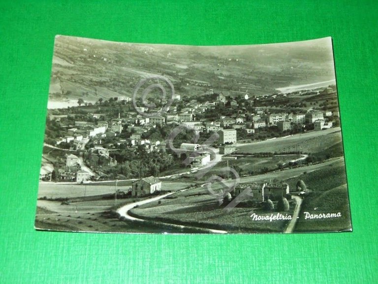 Cartolina Novafeltria - Panorama 1957