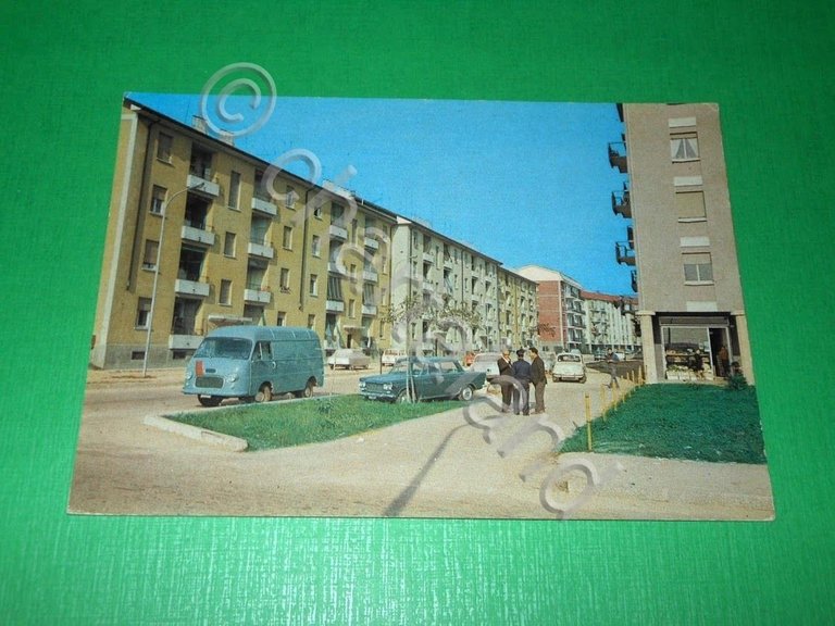 Cartolina Novara - S. Rocco - Via Brofferio 1965 ca.