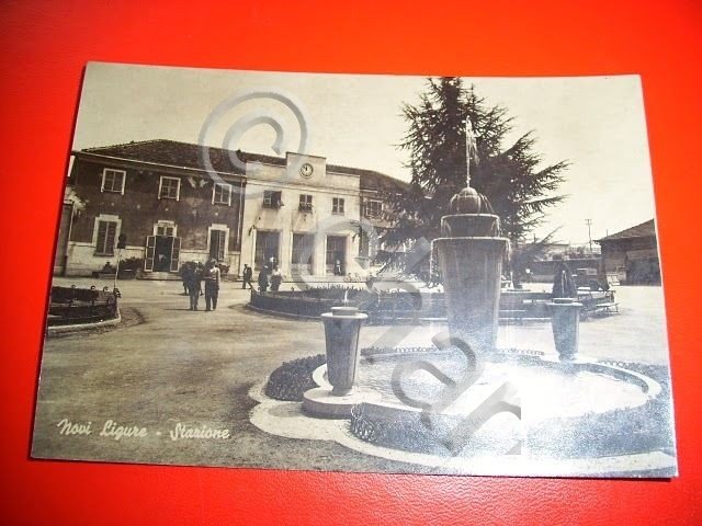 Cartolina Novi Ligure - Stazione 1920 ca