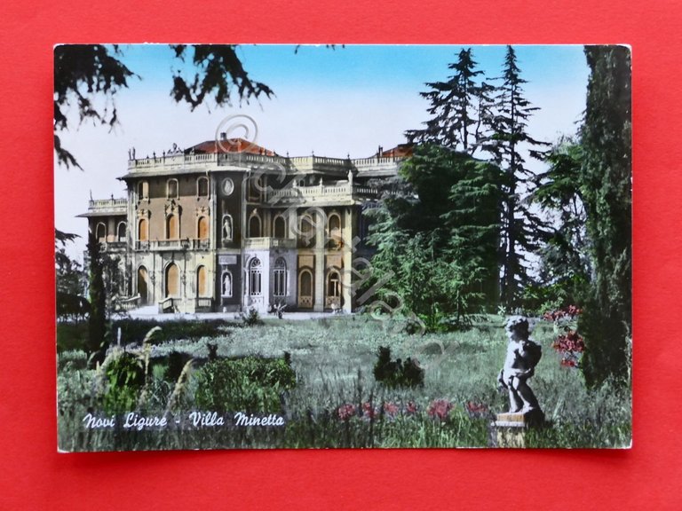 Cartolina Novi Ligure - Villa Minetta - 1964