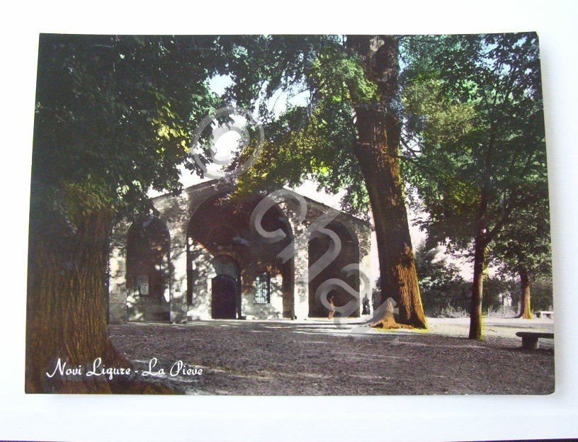Cartolina Novi Ligure ( Alessandria ) - La Pieve 1955ca | Immagine principale