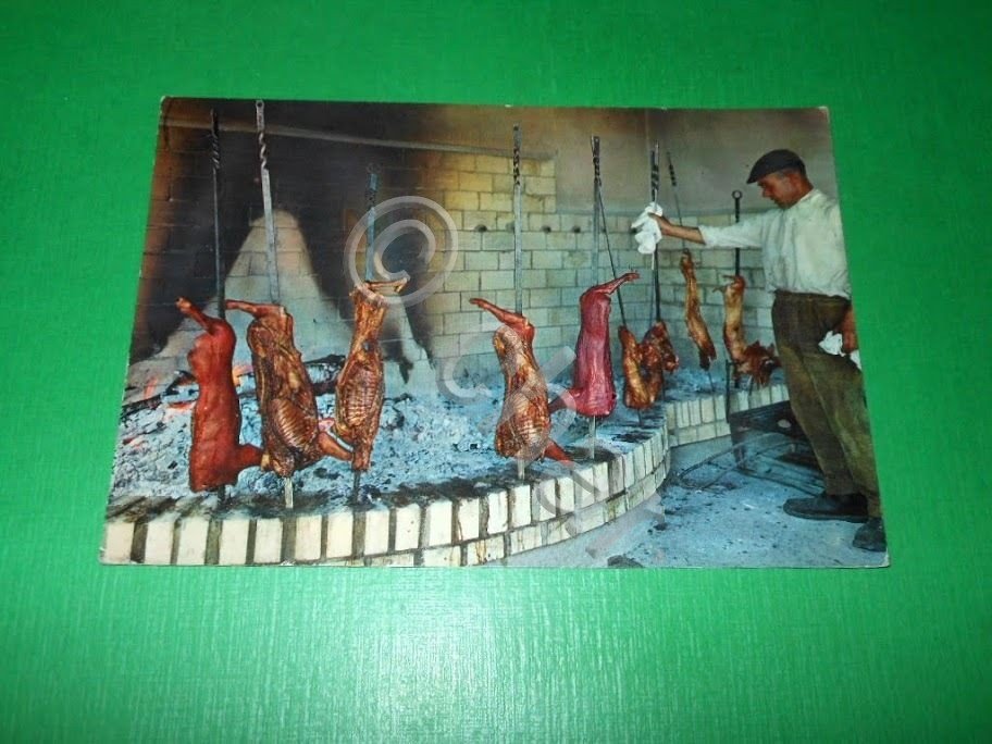 Cartolina Nuoro - Albergo Ristorante F.lli Sacchi - Monte Ortobene …