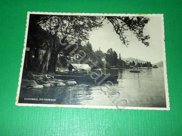 Cartolina Oggebbio pittoresco - Scorcio panoramico 1942