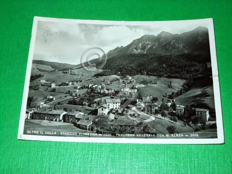 Cartolina Oltre il Colle - Panorama generale con M. Alben … | Immagine Gallery 2