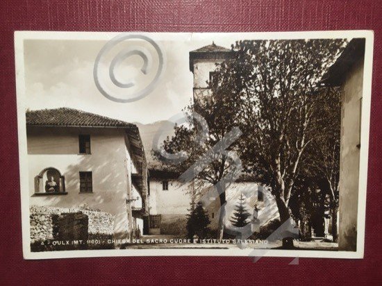 Cartolina Olux - Chiesa del Sacro Cuore e Istituto Salesiano …