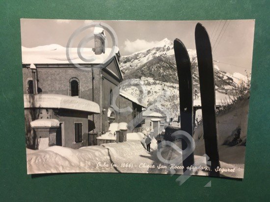 Cartolina Olux - Chiesa San Rocco Sfondo M. Seguret - …