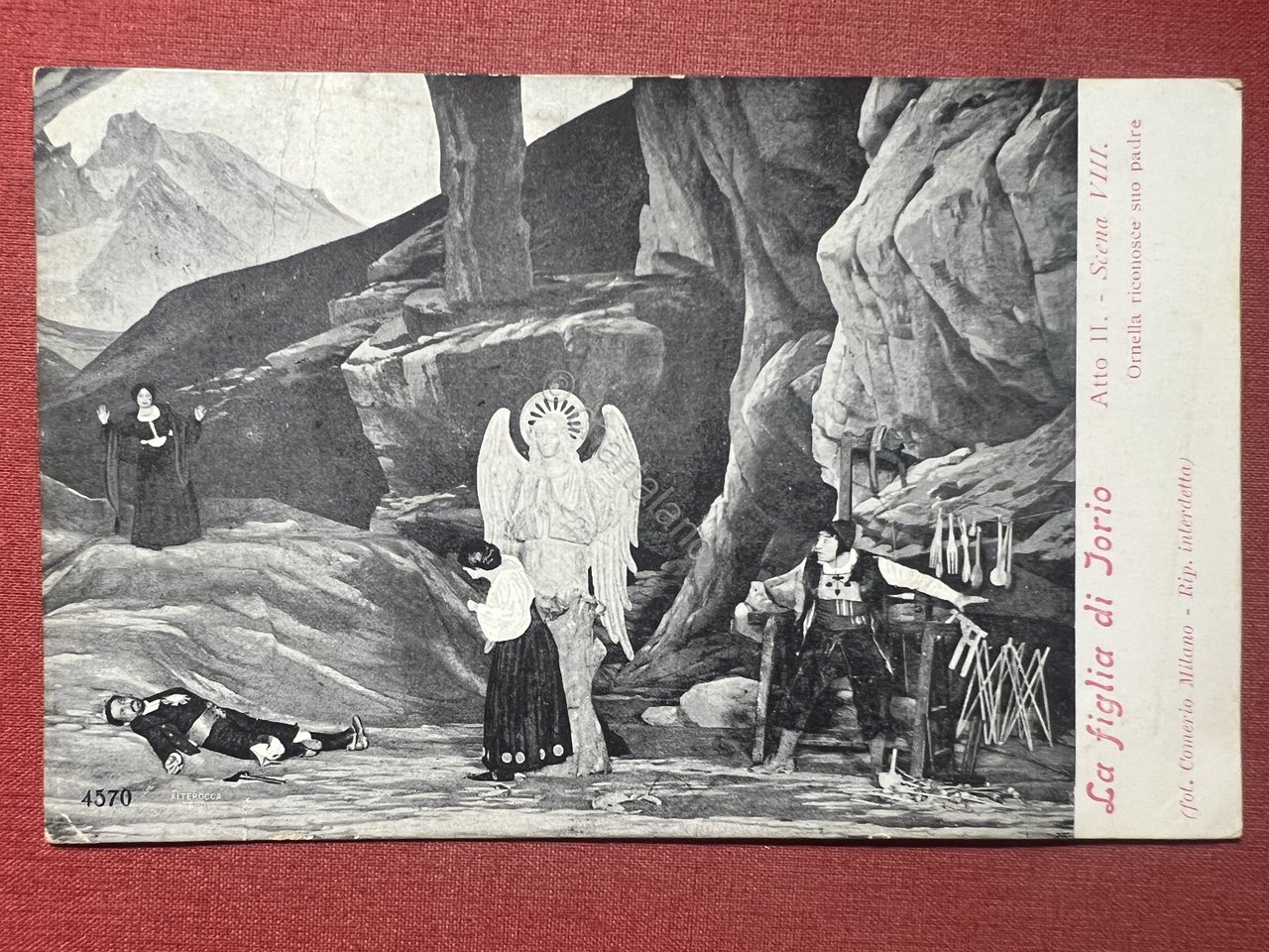 Cartolina Opera - La Figlia di Iorio di G. D'annunzio …