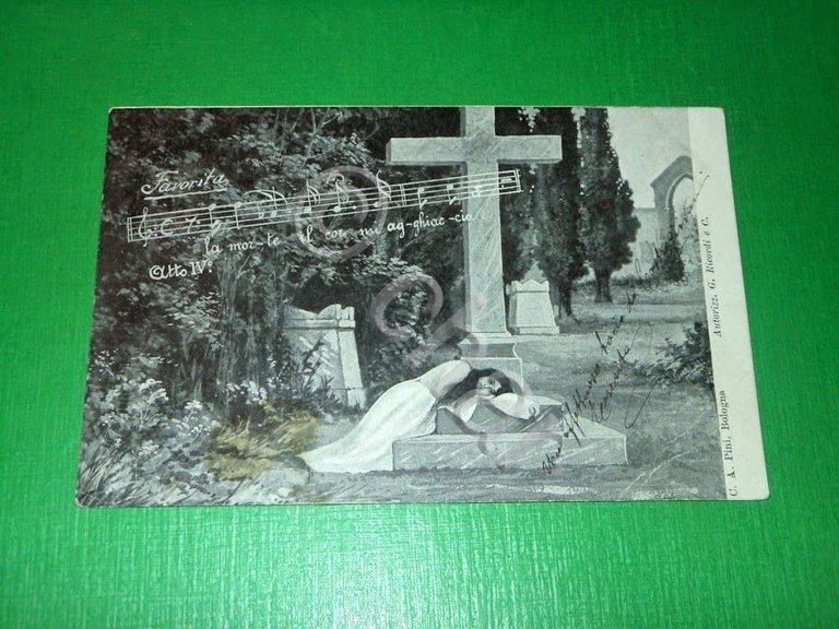 Cartolina Opera Lirica G. Donizetti - La Favorita 1904 #2