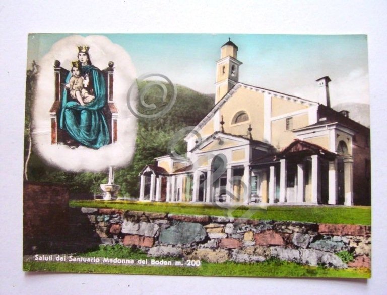 Cartolina Ornavasso - Santuario Madonna del Boden 1965