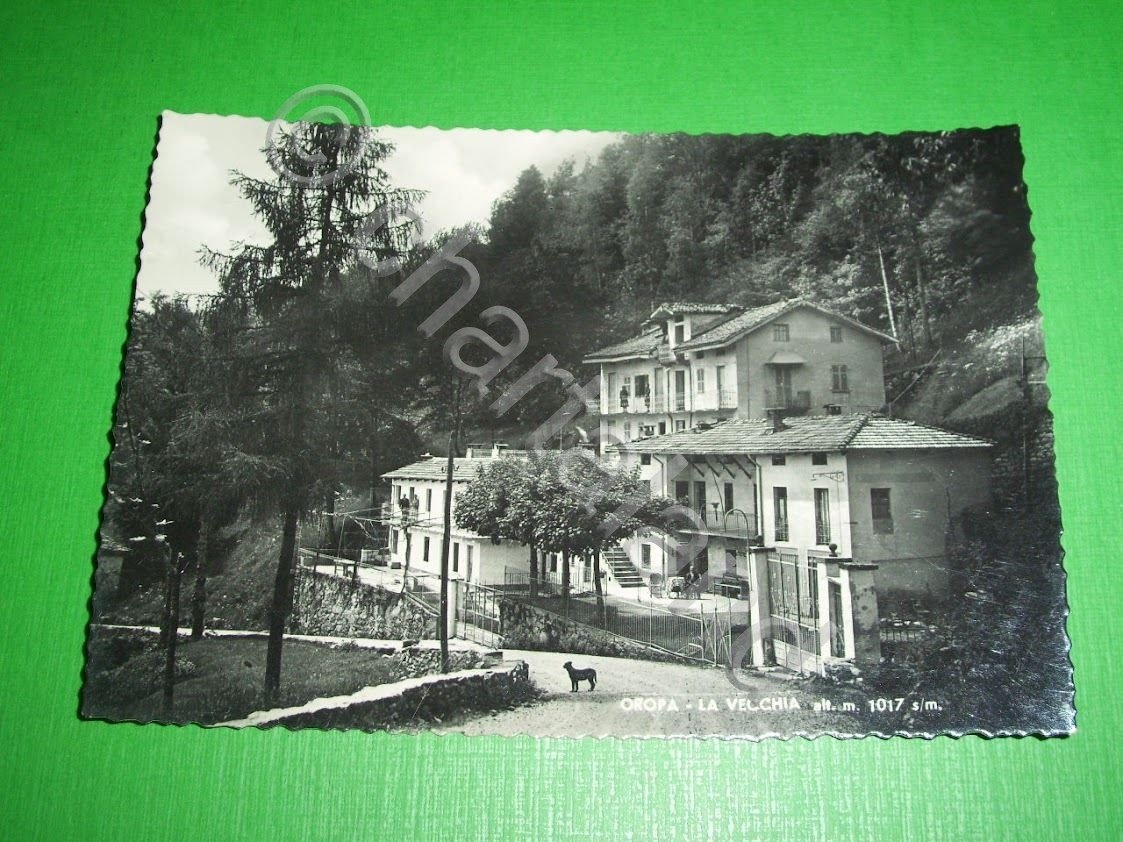 Cartolina Oropa - La Vecchia 1955 . | Immagine principale