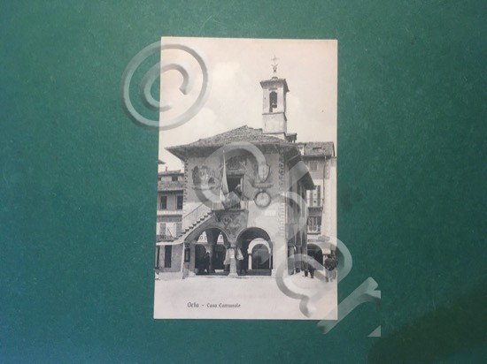Cartolina Orta - Casa Camunale - 1931 | Immagine Gallery 3