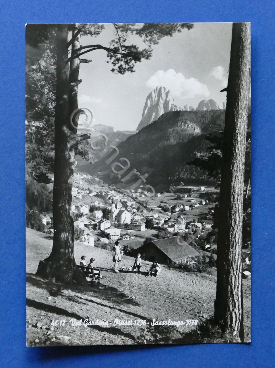 Cartolina Ortisei - Val Gardena - Sassolungo - 1960 ca..