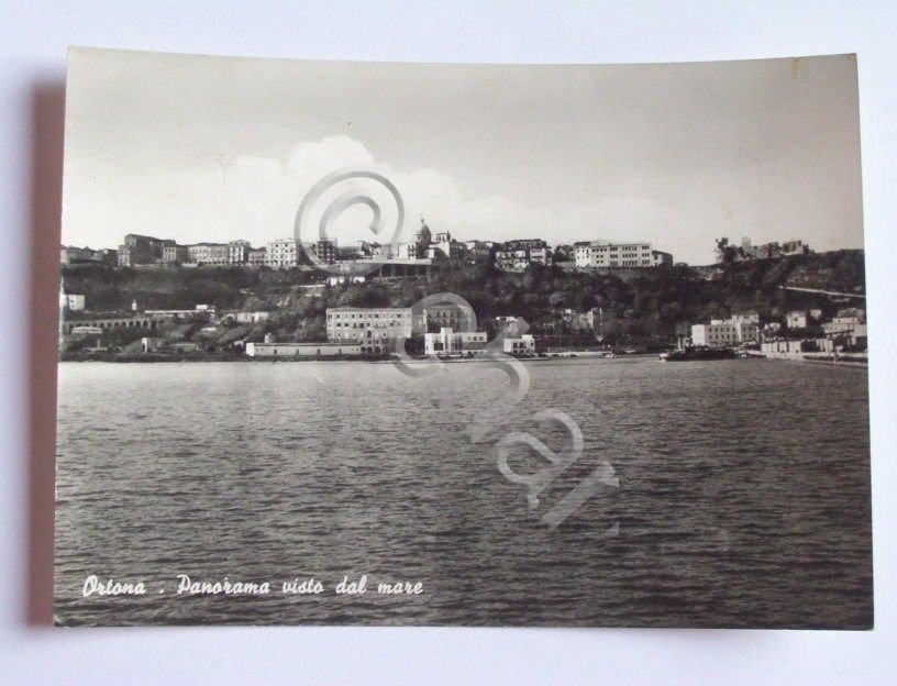 Cartolina Ortona ( Chieti ) - Panorama 1963.