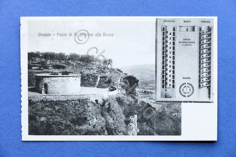 Cartolina Orvieto - Pozzo di S. Patrizio alla Rocca - …