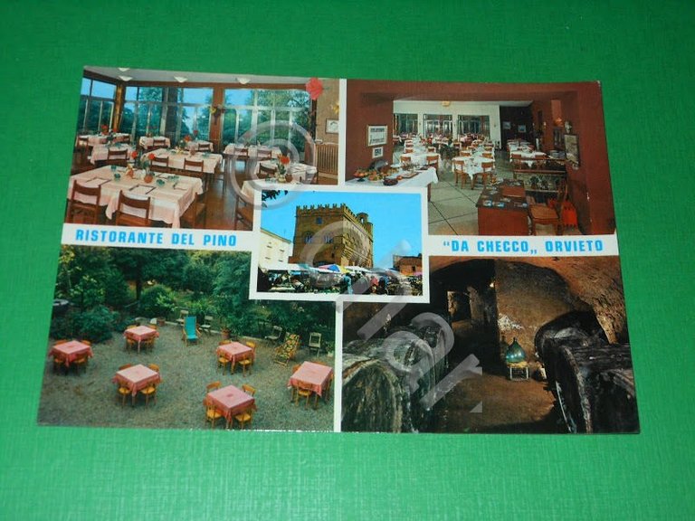 Cartolina Orvieto - Ristorante del Pino Da Checco 1970 ca.