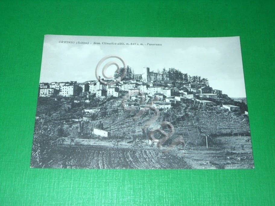Cartolina Orvinio ( Rieti ) - Panorama 1960 ca.