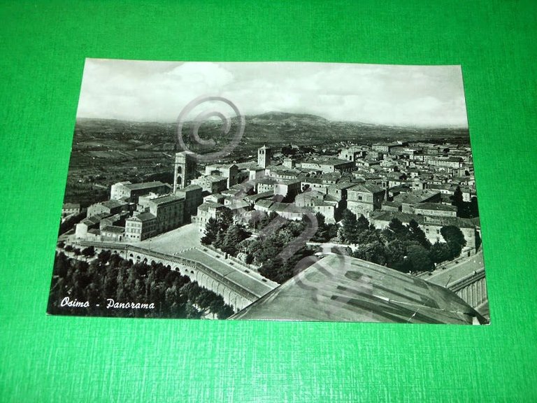 Cartolina Osimo - Panorama 1955