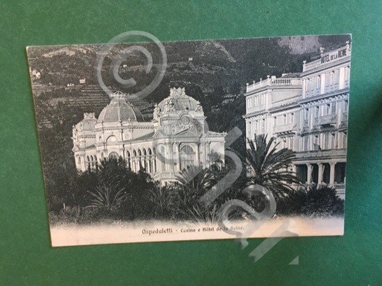 Cartolina Ospedaletti - Casinò e Hotel Del La Reine - …