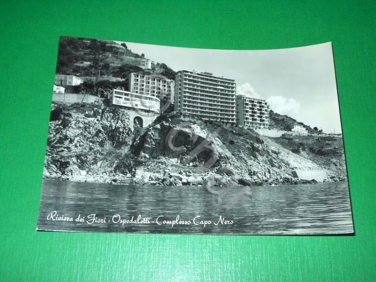 Cartolina Ospedaletti - Complesso Capo Nero 1961