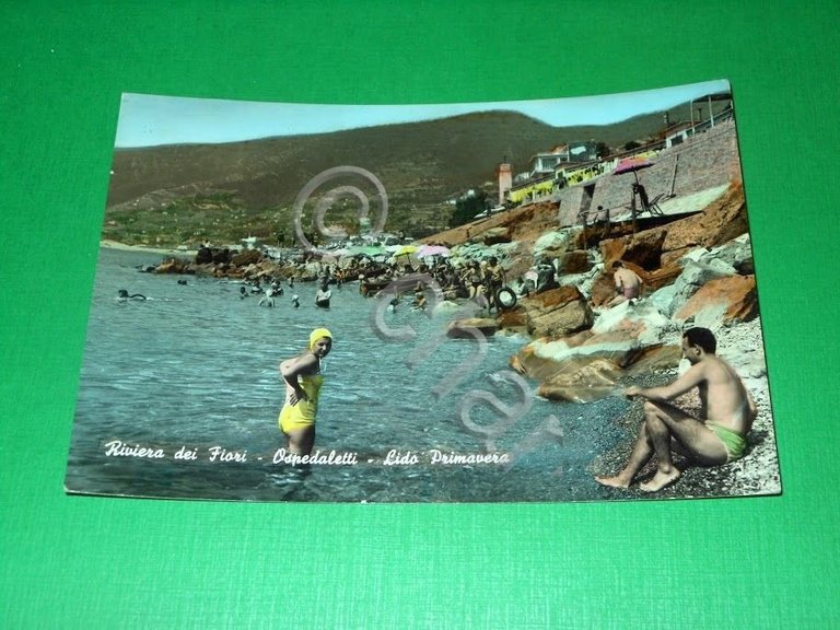 Cartolina Ospedaletti - Lido Primavera -- 1958 | Immagine Gallery 2