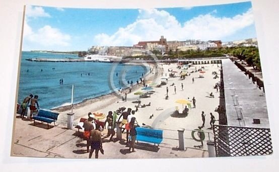 Cartolina Otranto Spiaggia - Lecce 1964.