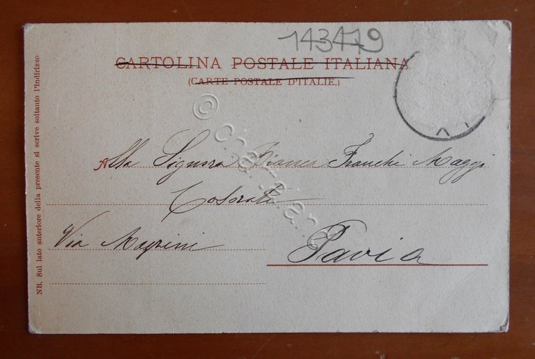 Cartolina Oulx (Piemonte) - Nuovo Ponte - 1905 ca.