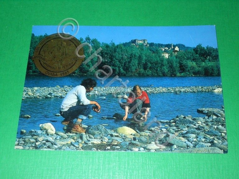 Cartolina Ovada - Campionati Mondiali di Pesca 1985