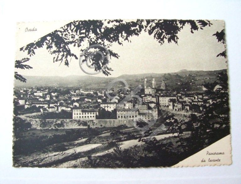 Cartolina Ovada - Panorama generale 1940 ca | Immagine Gallery 2