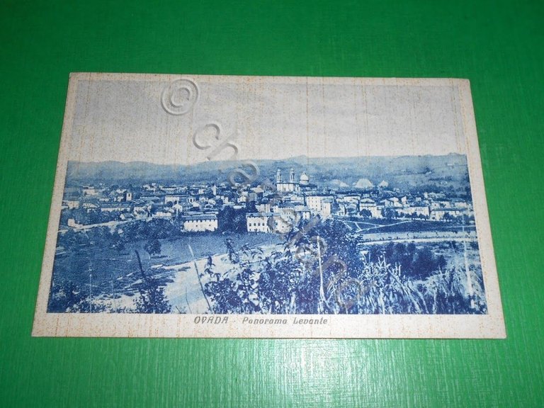 Cartolina Ovada - Panorama Levante 1942.