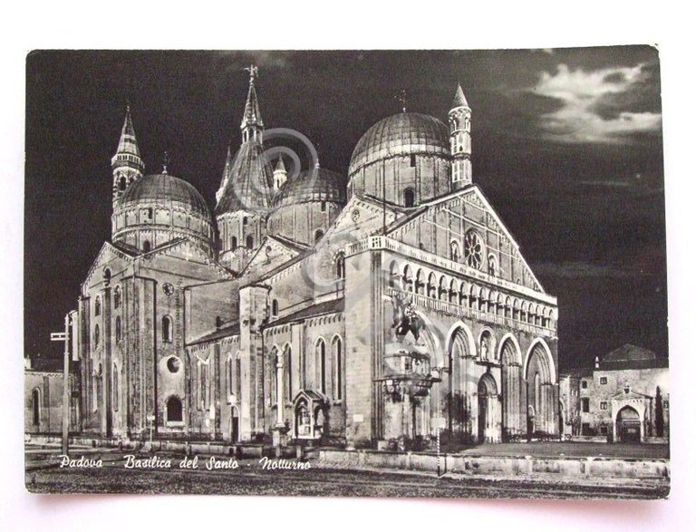 Cartolina Padova - Basilica del Santo 1962