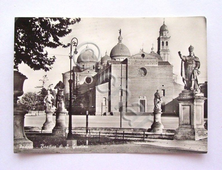 Cartolina Padova - Basilica di S. Giustina 1958