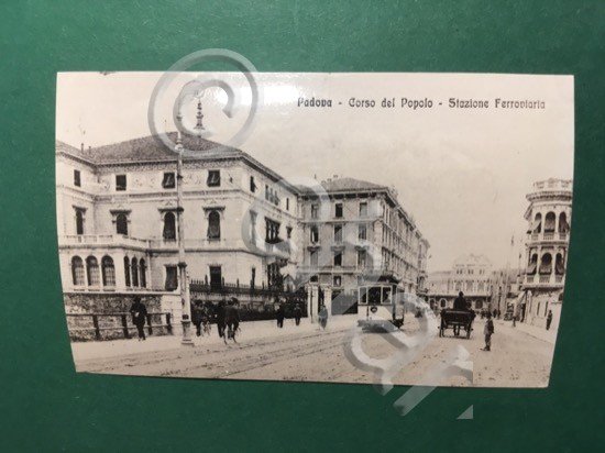 Cartolina Padova - Corso Del Popolo - Stazione Ferroviaria - …