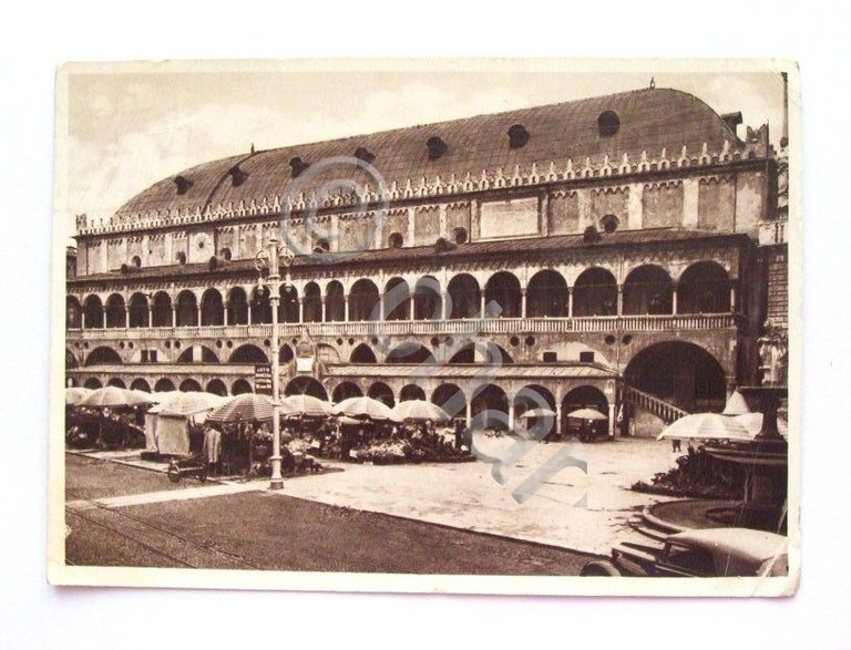 Cartolina Padova - Palazzo della Ragione 1940