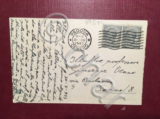 Cartolina Padova - Piazza Vittorio Emanuele e Loggia Amulea - …