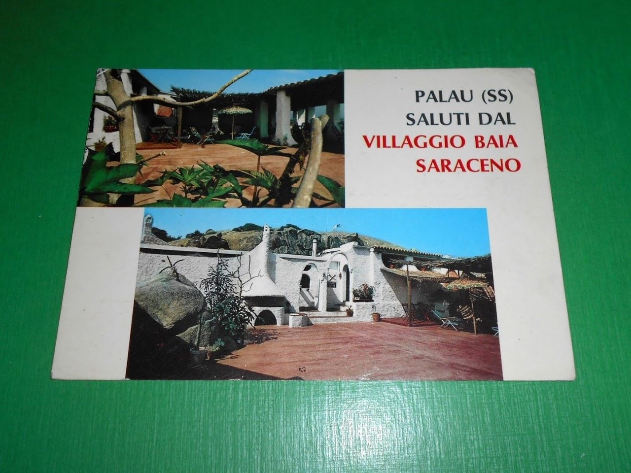 Cartolina Palau - Saluti dal Villaggio Baia Saraceno 1971.