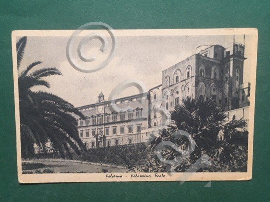 Cartolina Palermo - Palazzina Reale - 1920 ca.