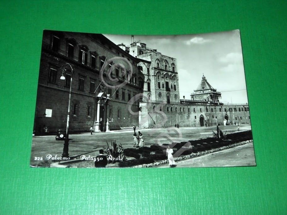 Cartolina Palermo - Palazzo Reale 1963.