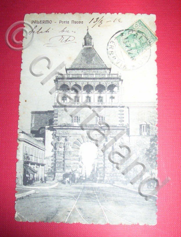 Cartolina Palermo - Porta Nuova 1914 | Immagine principale