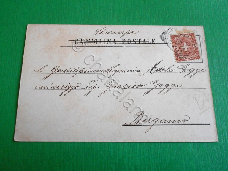 Cartolina Palermo - Usi e Costumi 1900