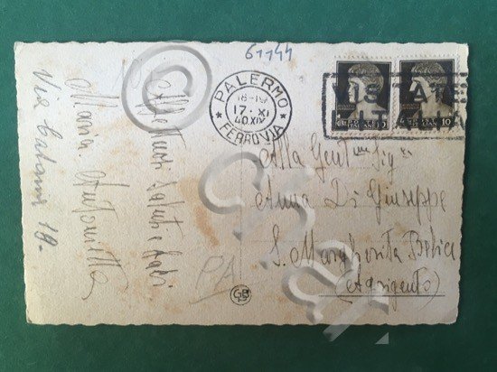 Cartolina Palermo - Via Roma - 1940