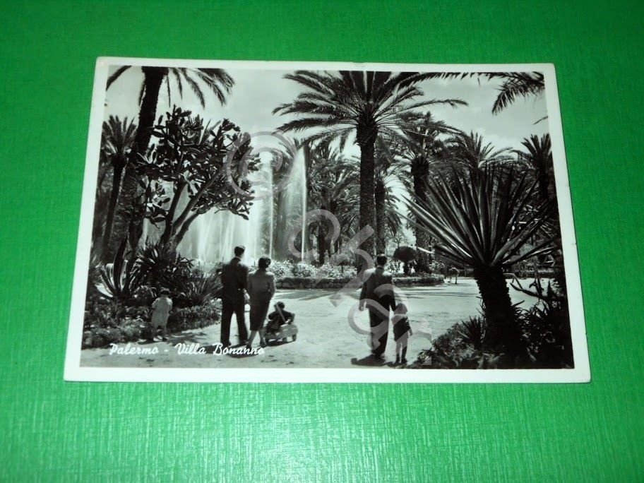 Cartolina Palermo - Villa Bonanno 1957 | Immagine principale