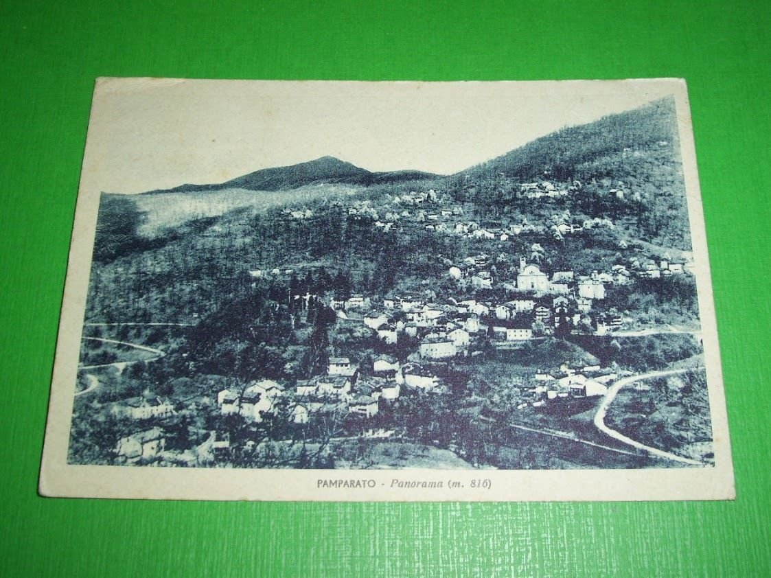 Cartolina Pamparato ( Cuneo ) - Panorama 1941.