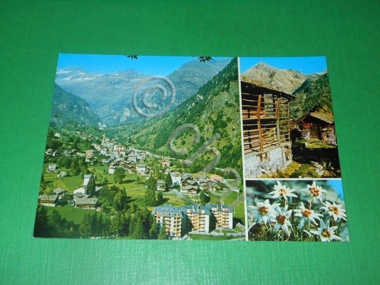 Cartolina Panorama di Alagna Valsesia - Le caratteristiche baite di … | Immagine Gallery 2