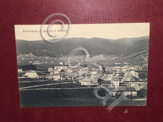 Cartolina Panorama di Asiago - 1916